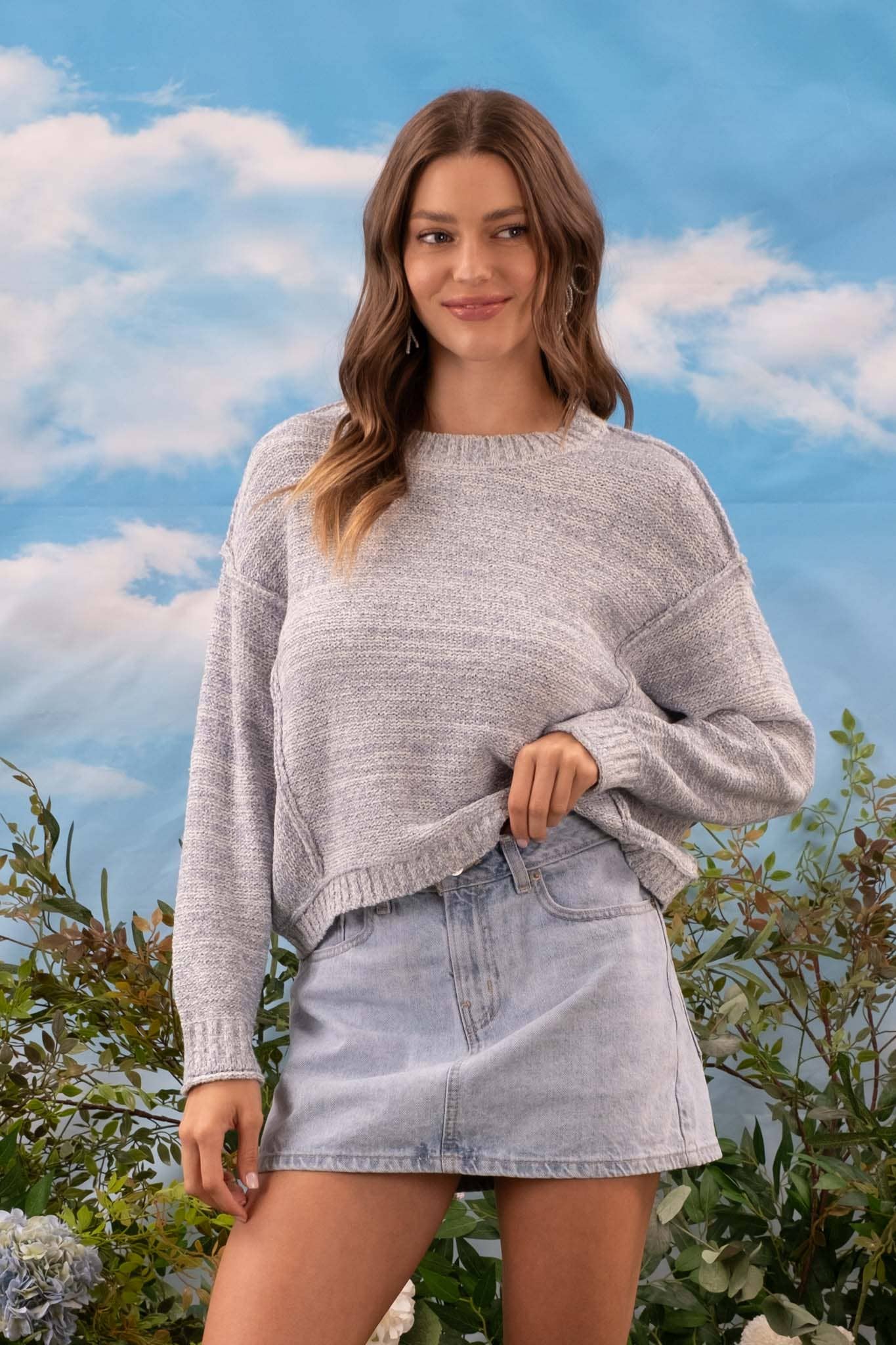 Exposed Seam Seattle Sweater