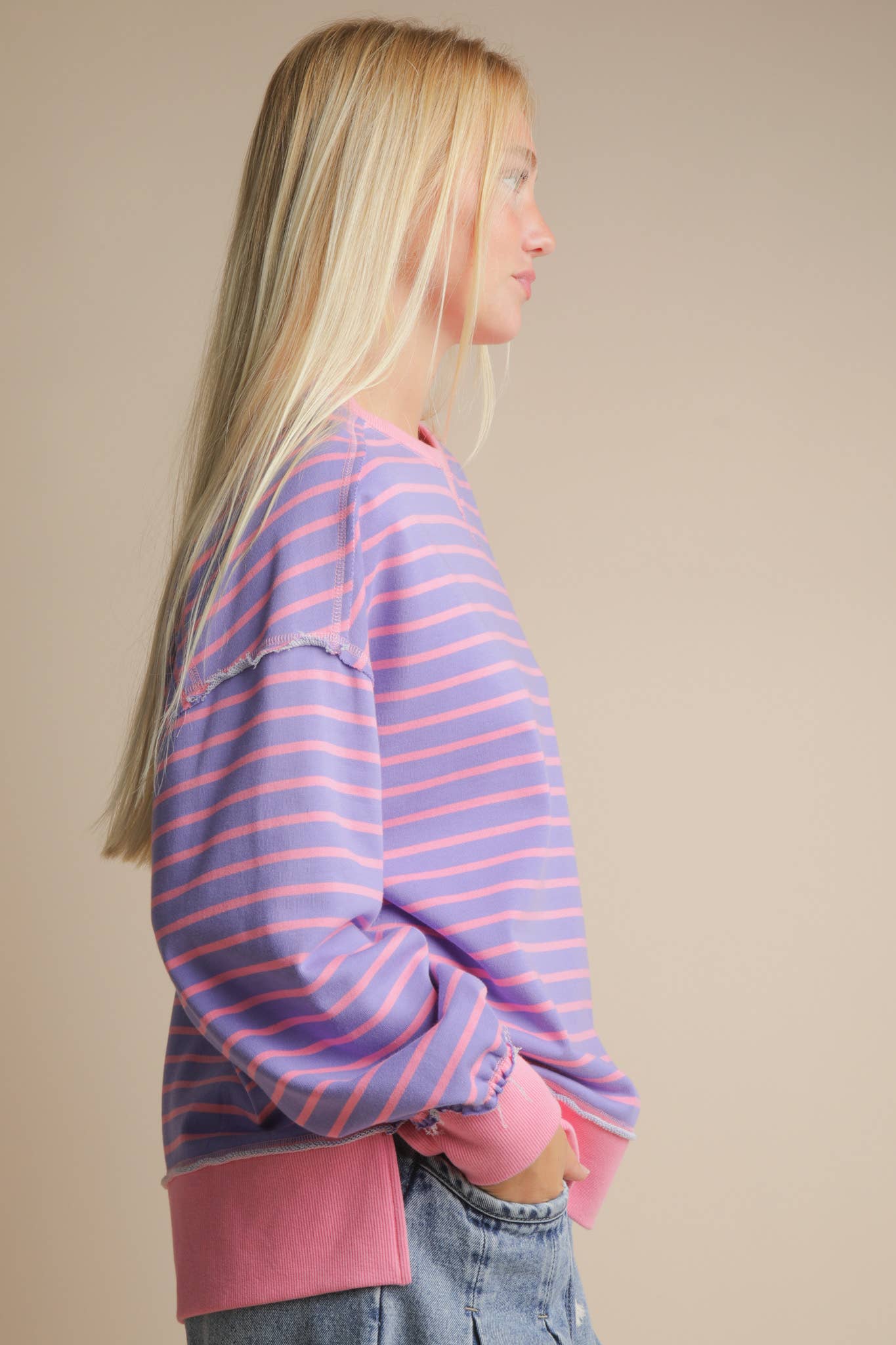 Cotton Candy Striped Knit