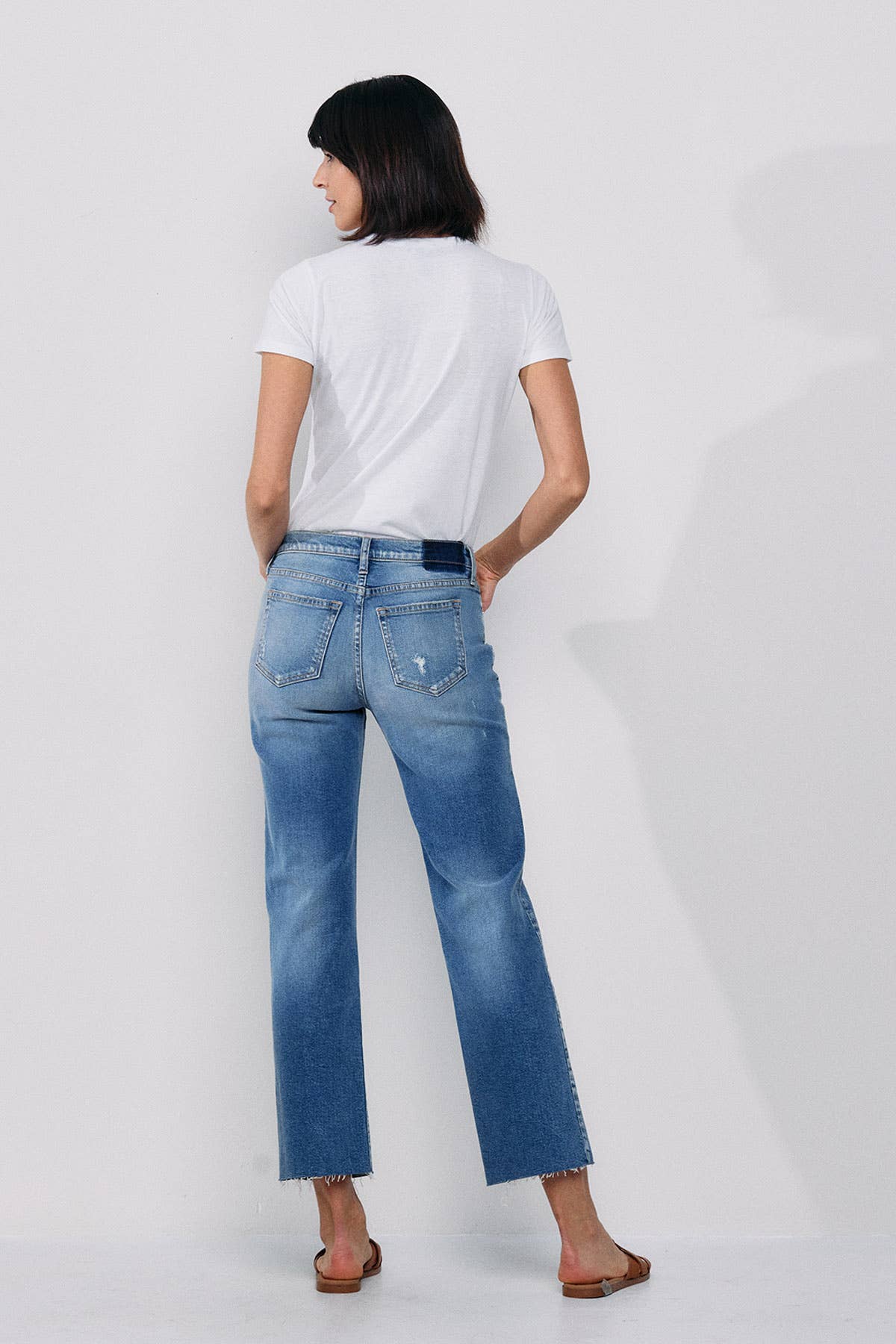 Mid Rise Madison Straight Ankle