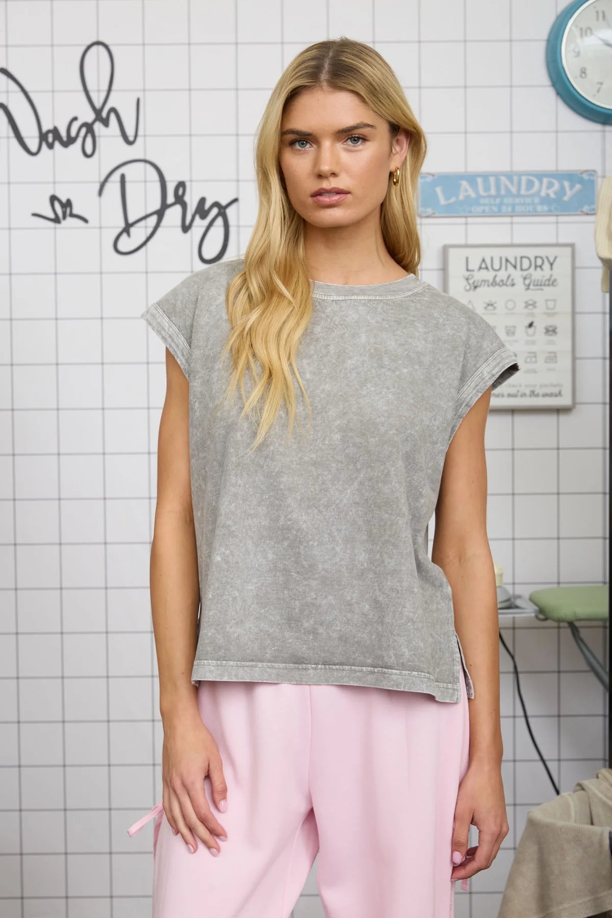 The Nova Grayed Out Crew Tee