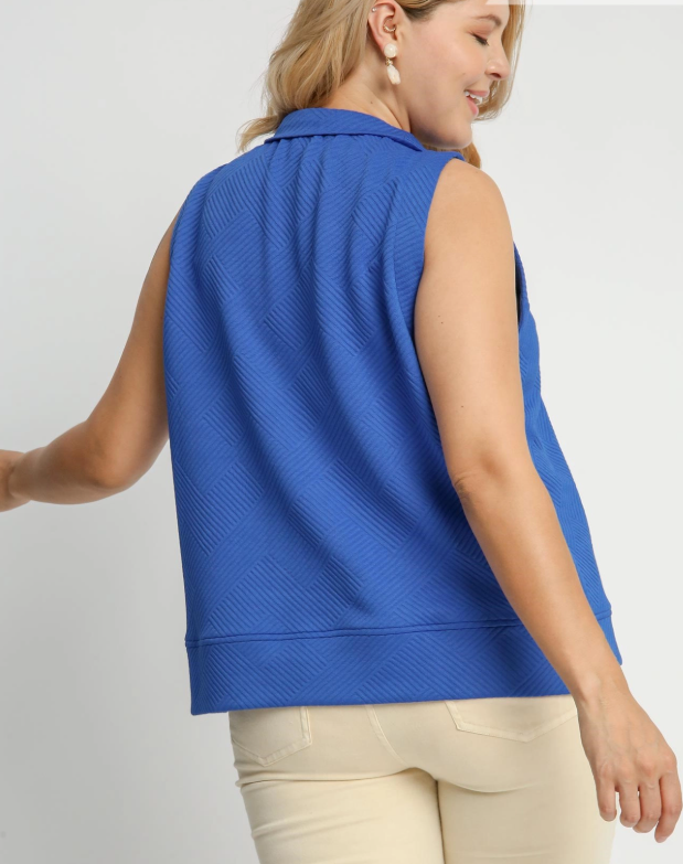 Sapphire Sleeveless Top