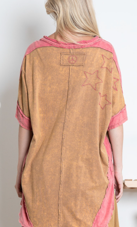 Stitch Star Mineral Wash Top