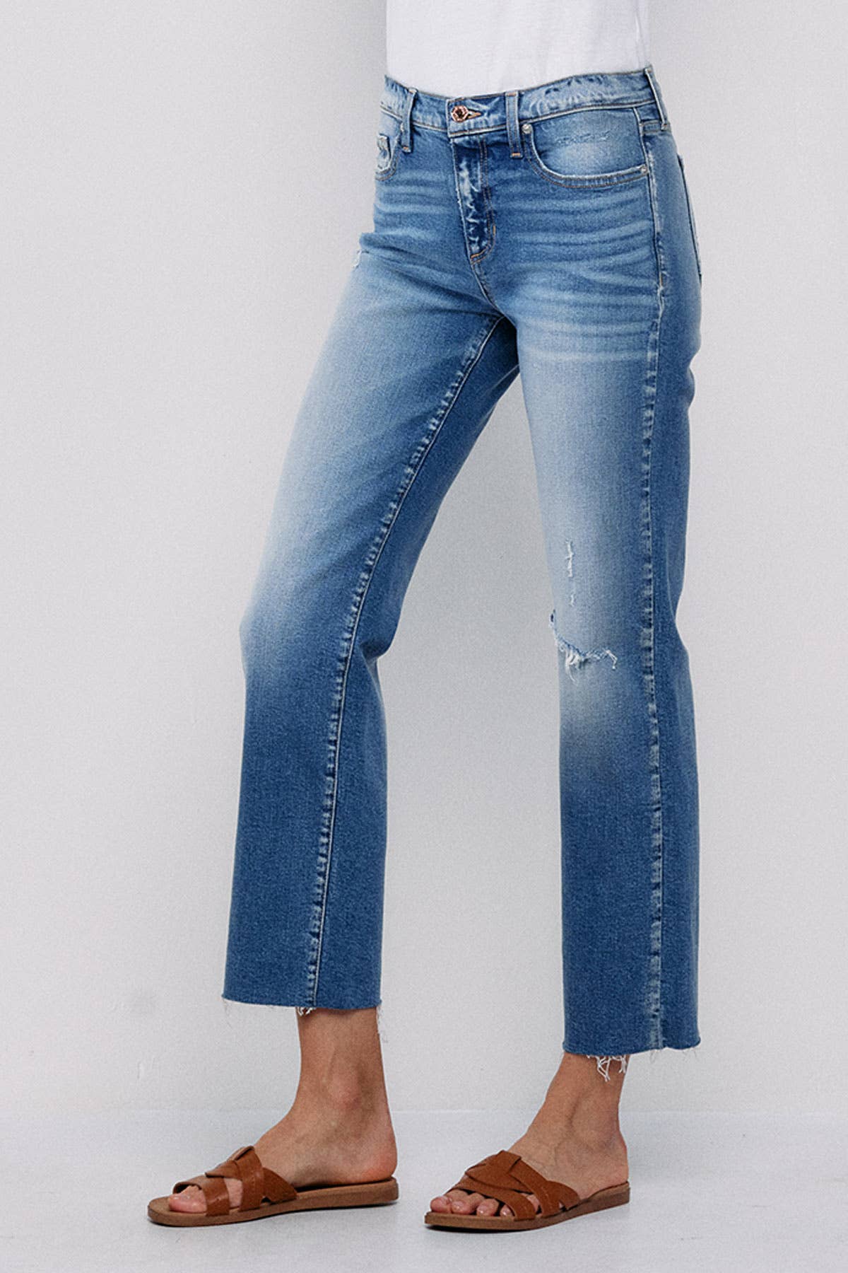 Mid Rise Madison Straight Ankle