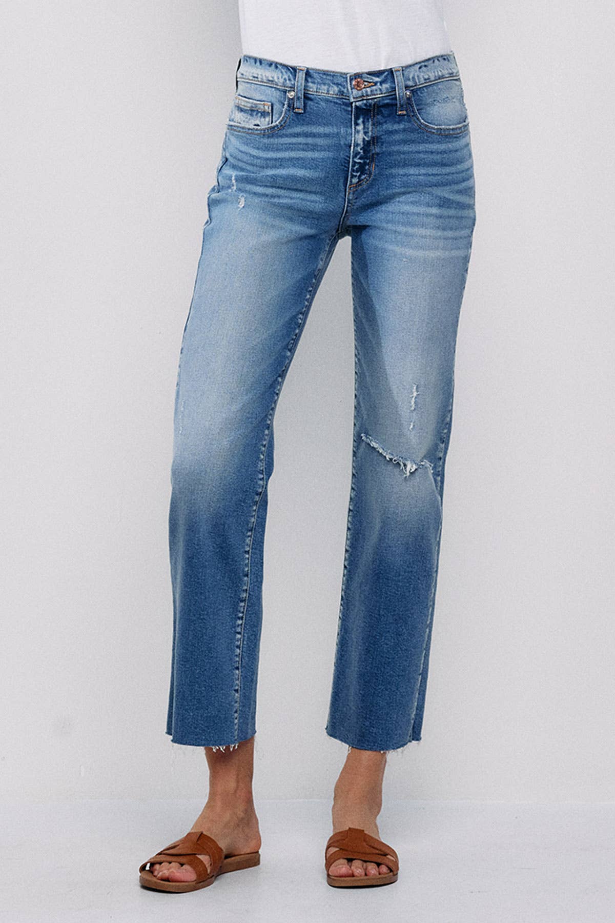 Mid Rise Madison Straight Ankle