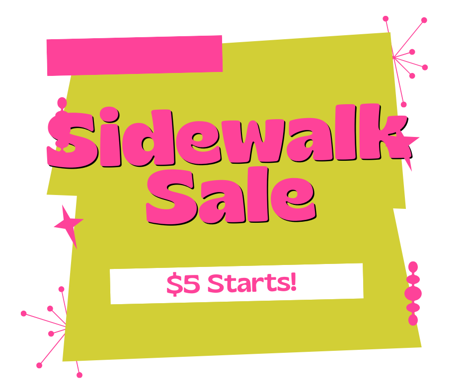 SIDEWALK SALE!