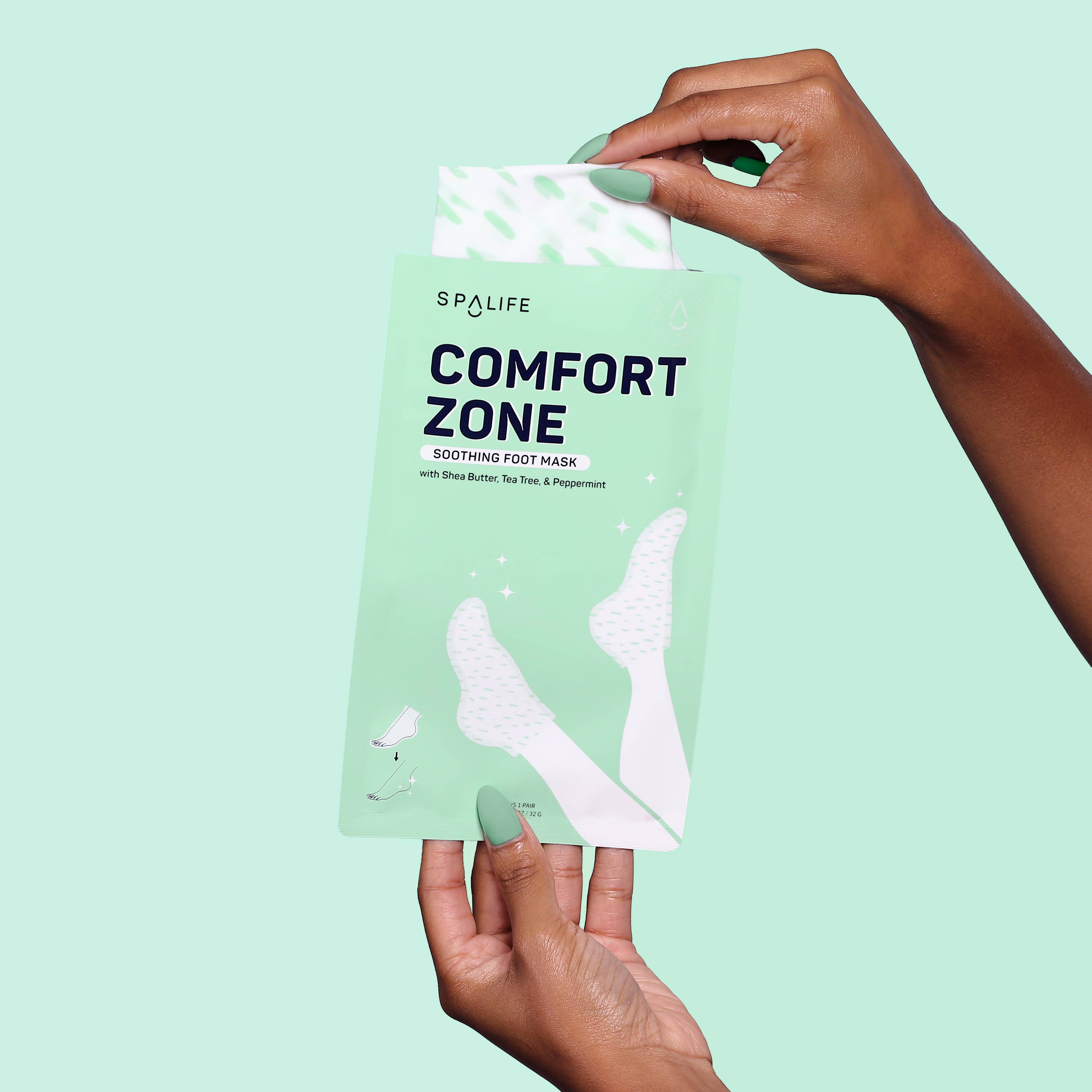 Soothing Foot Mask with Shea Butter &amp; Tea Tree