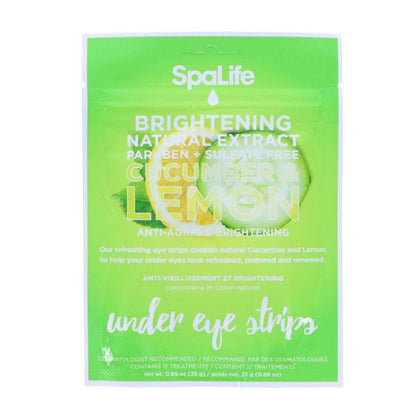 Cucumber + Lemon Brightening Under Eye Strips - 6 Pairs