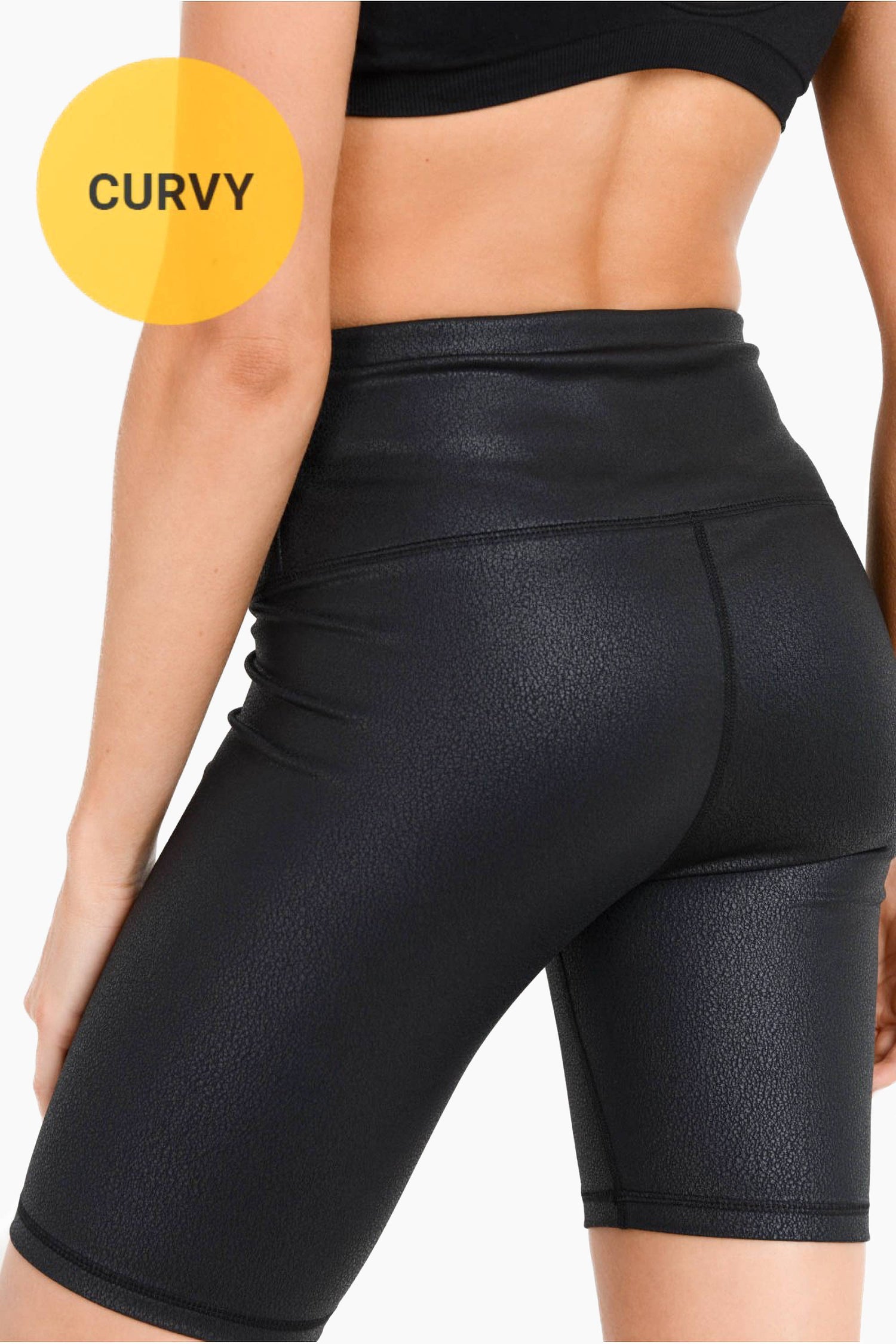 Foil Scale Biker Shorts PLUS
