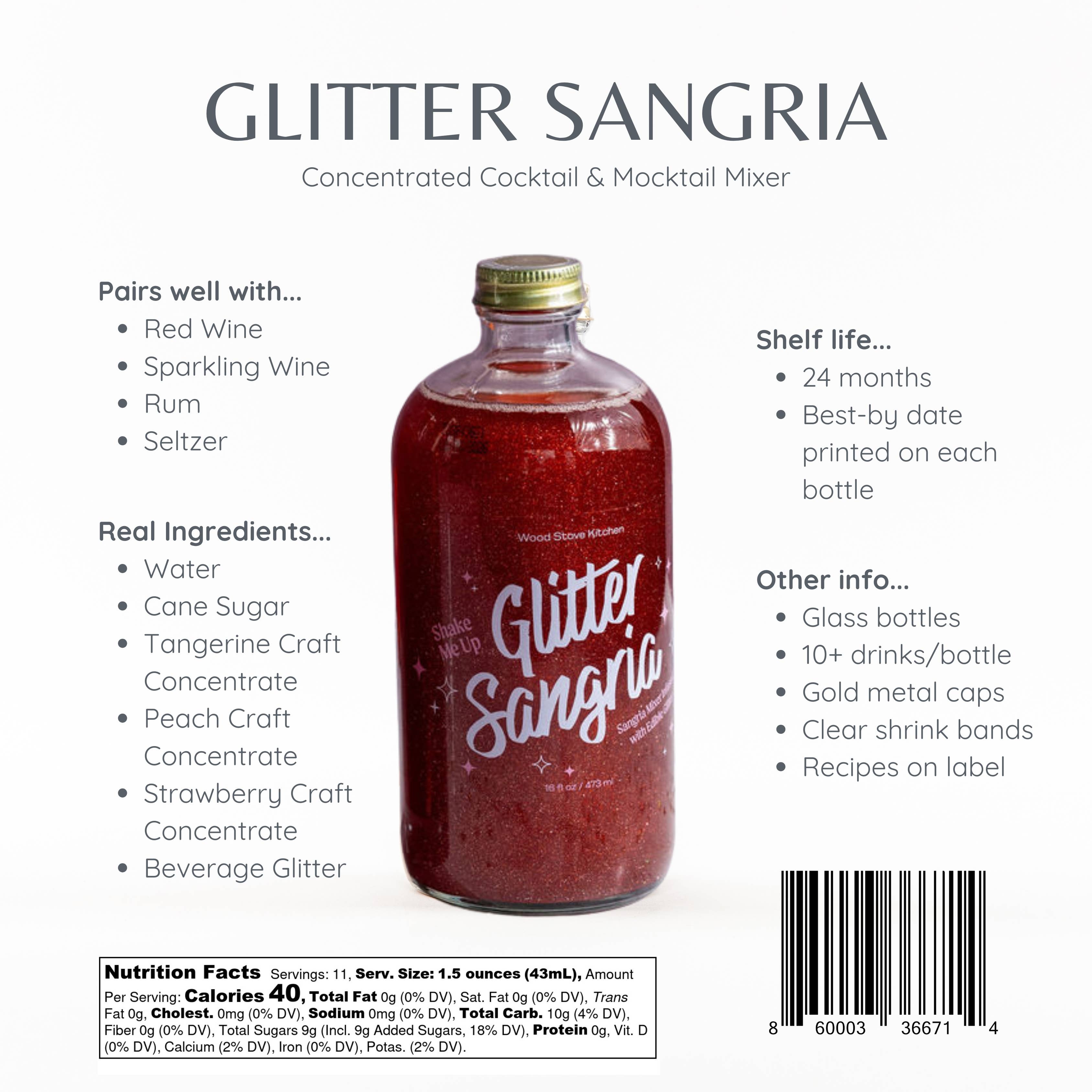 Glitter Sangria Mix