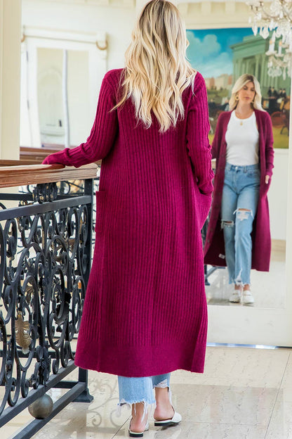 Long Line Cozy Cardigan Duster
