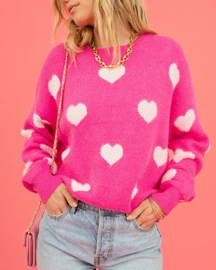 Open Hearts Sweater