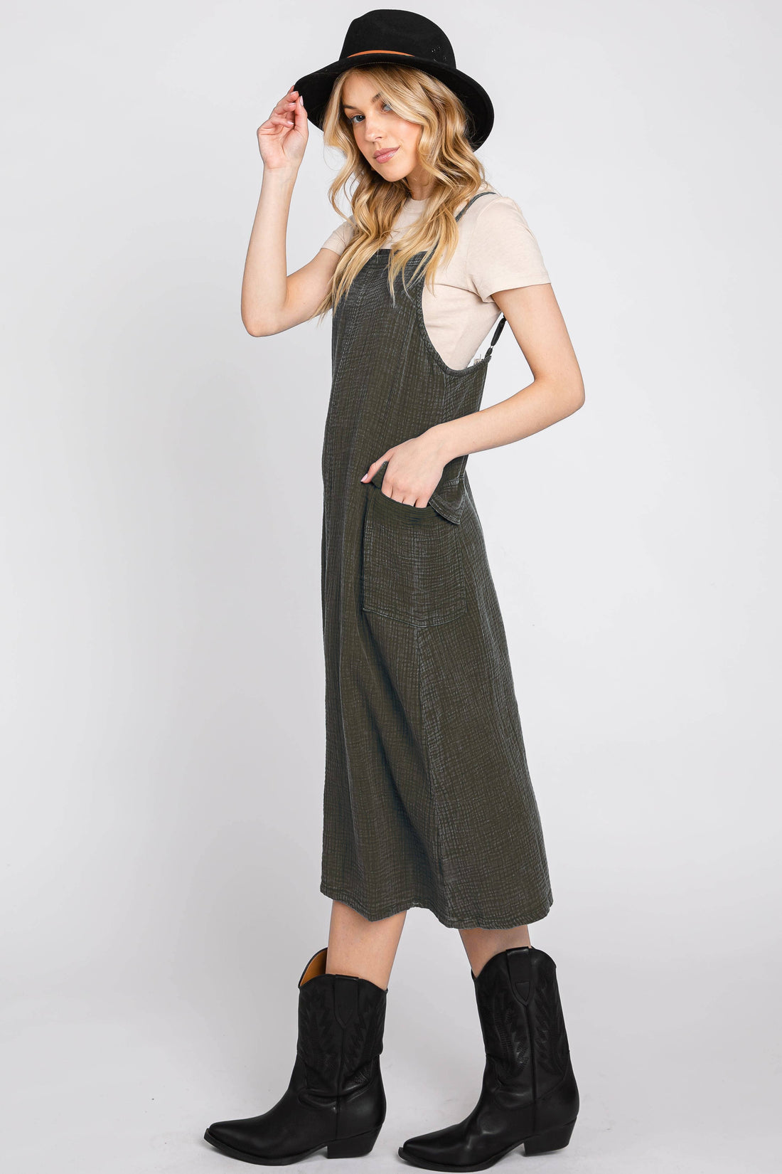 Vintage Washed Jumper Dress