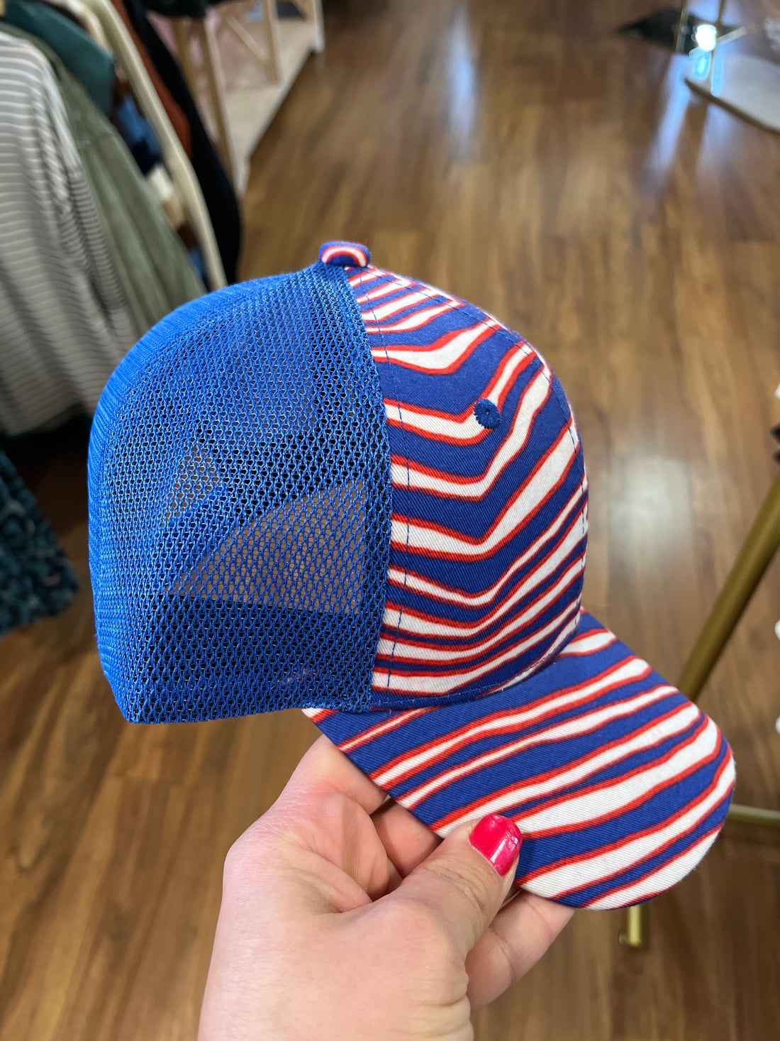 Buffalo Bills Zubaz Trucker Hat