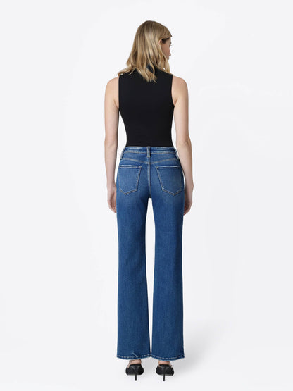 Dark Wash Slim Shady Wide Jeans