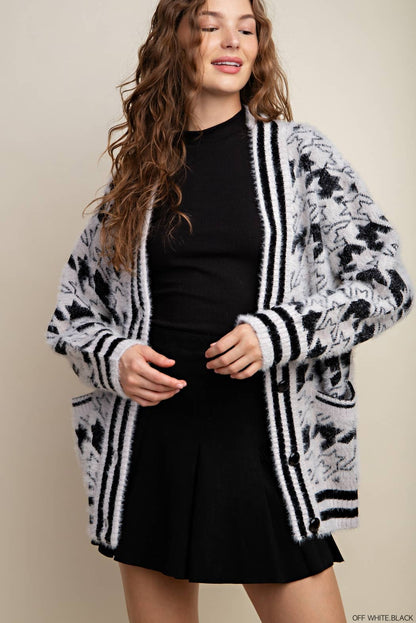 Stella Houndstooth Sweater