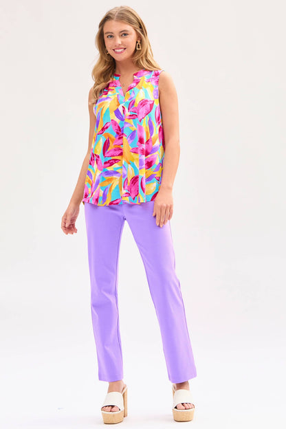 Leafy Deams Sleeveless Tank