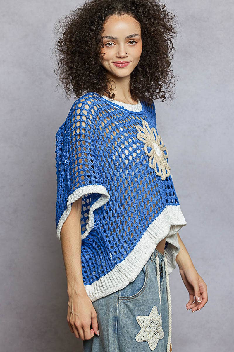 Daisy Flower Knit