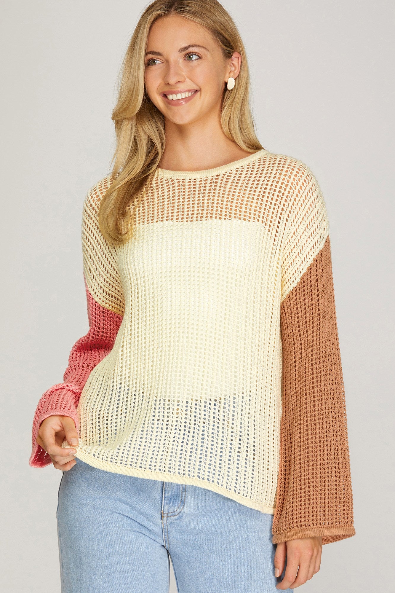 Chelsea Colorblock Spring Sweater