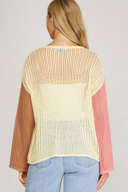 Chelsea Colorblock Spring Sweater
