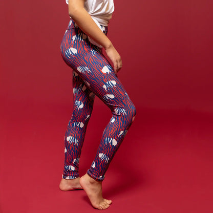Cozy Adult Zebra  Leggings