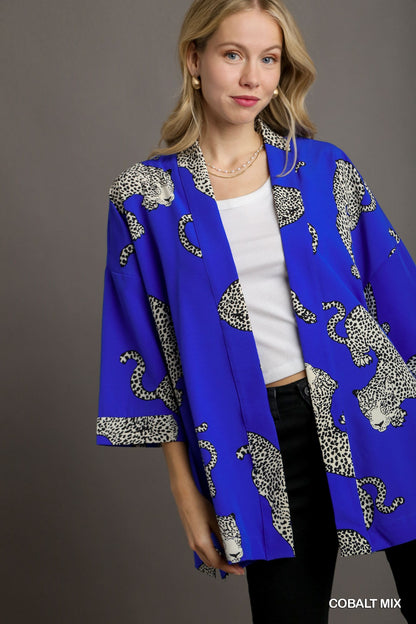 Animal Kingdom Open Front Kimono
