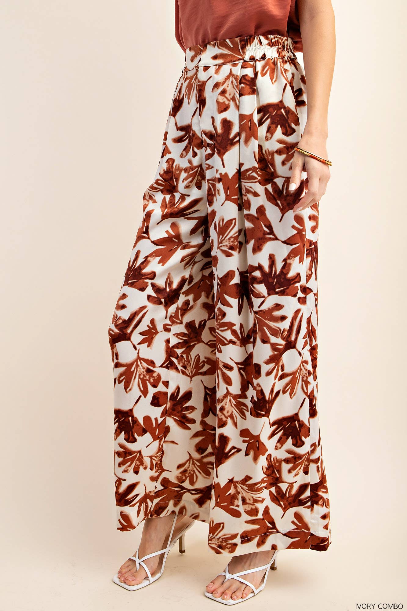 Fall Leaves Palazzo Pants