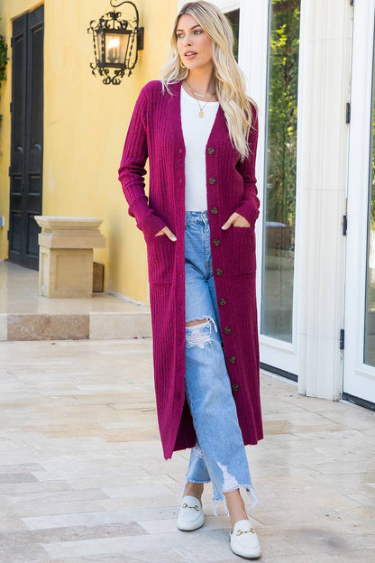 Long Line Cozy Cardigan Duster