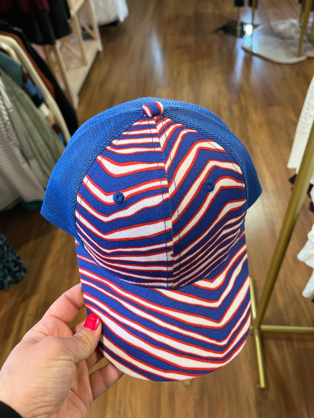 Buffalo Bills Zubaz Trucker Hat