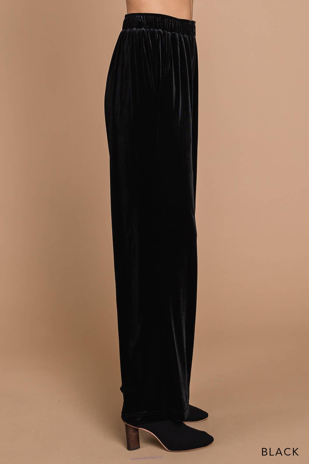 Away In a Manger Velvet Pant - ONYX