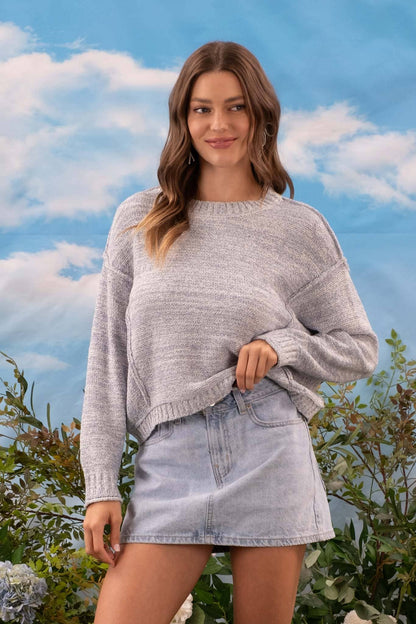 Exposed Seam Seattle Sweater