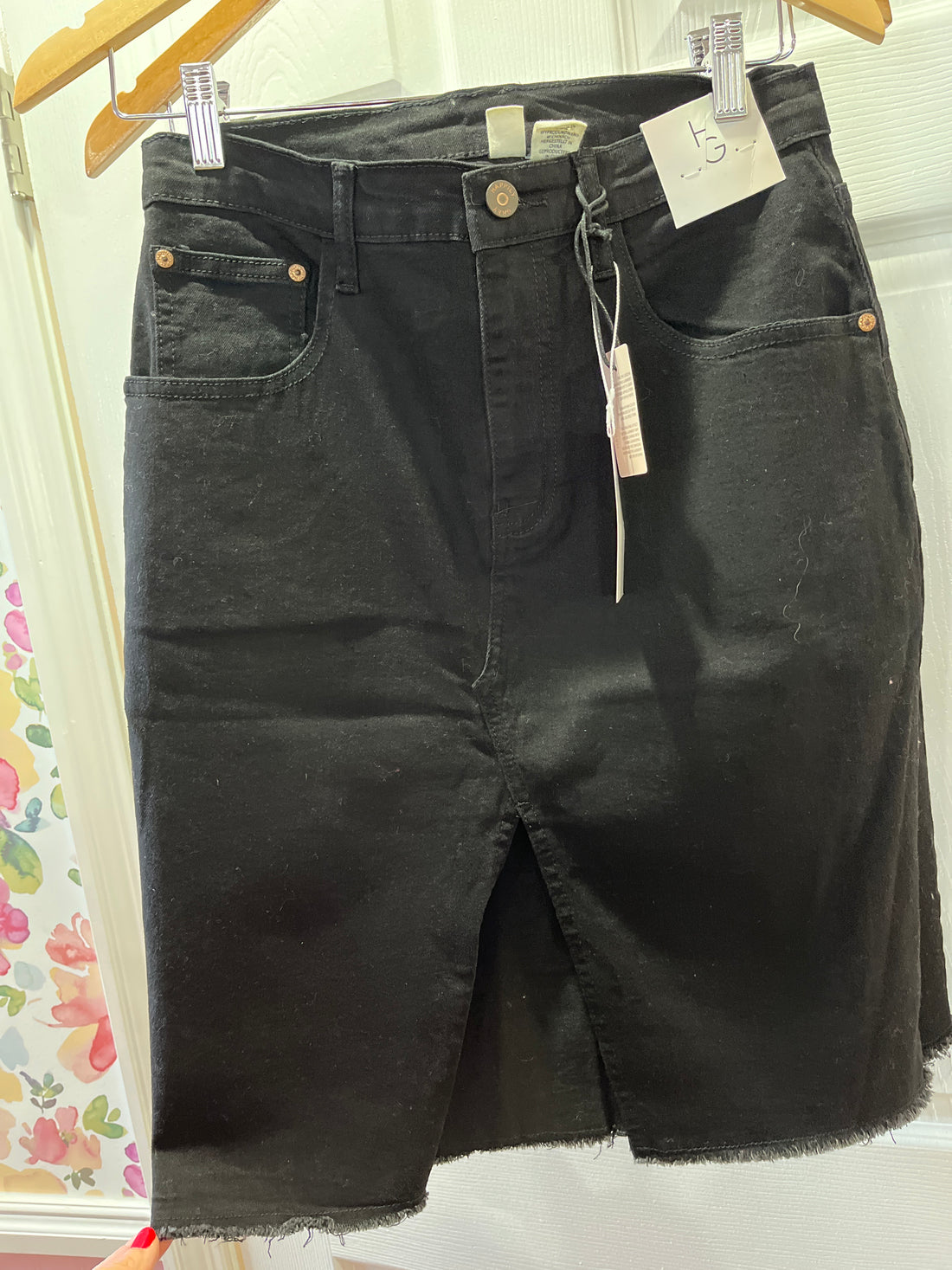 Denim mini skirt ONYX