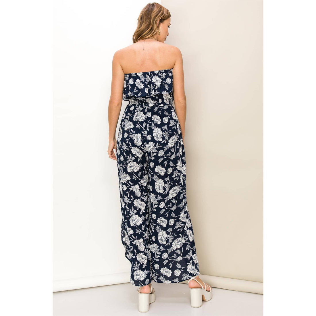 Tulum Tulip Hem Floral Jumpsuit