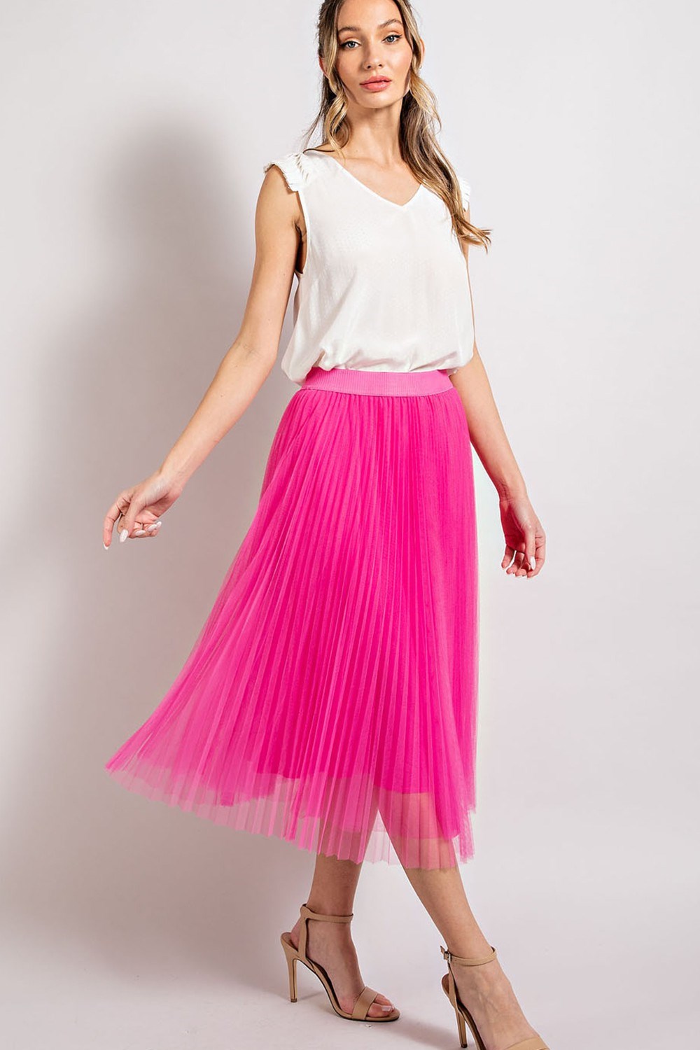 Tulle Hot Pink Skirt