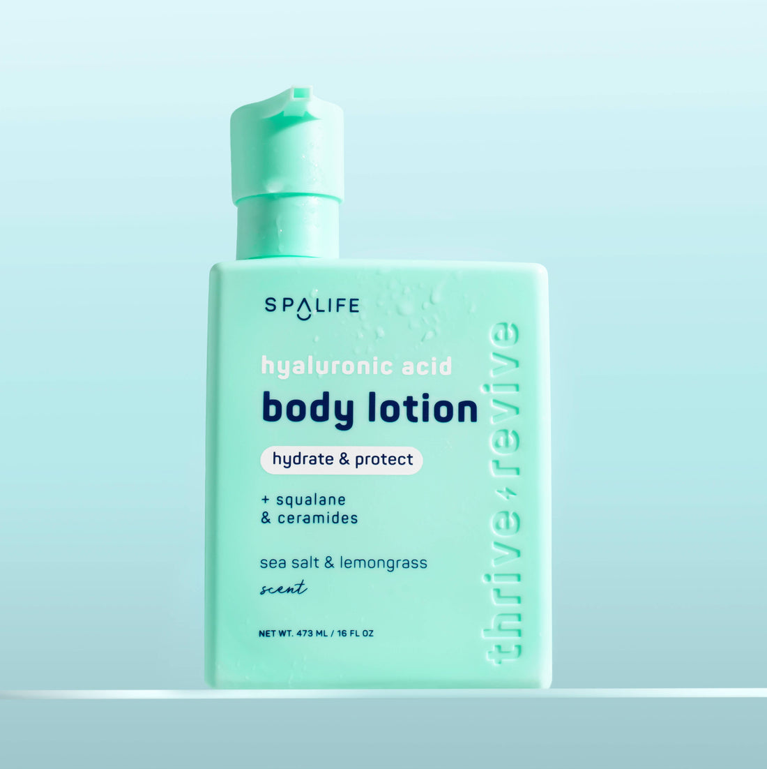 Hyaluronic Acid Body Lotion with Sea Salt &amp; Lemongrass Scent