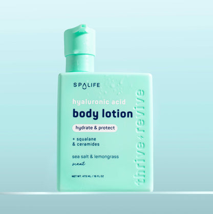 Hyaluronic Acid Body Lotion with Sea Salt &amp; Lemongrass Scent