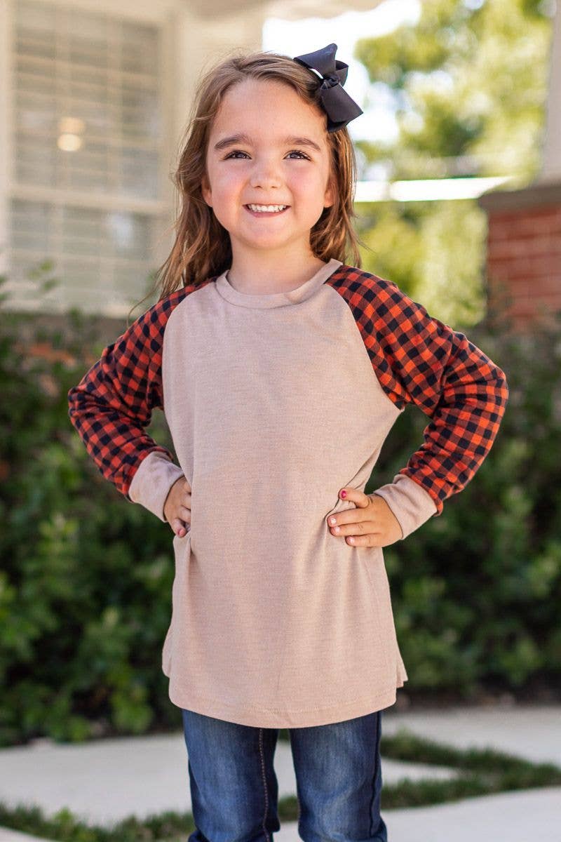 Burnt Gingham Days Top