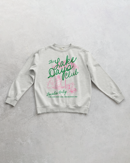 The Lake Days Club, Summer Oversized Sweatshirt