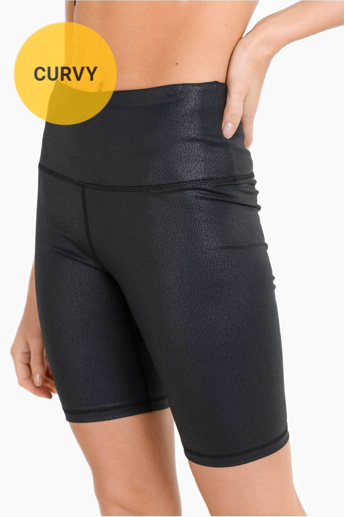 Foil Scale Biker Shorts PLUS