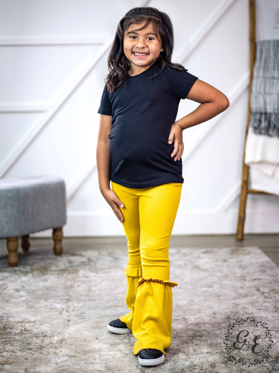 Ruffle My Feathers Flare Pants