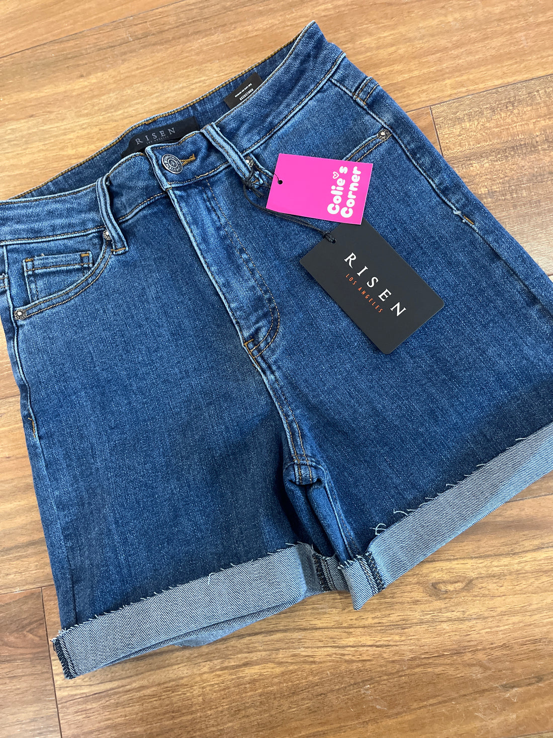 Double Dare Cuff Dark Shorts