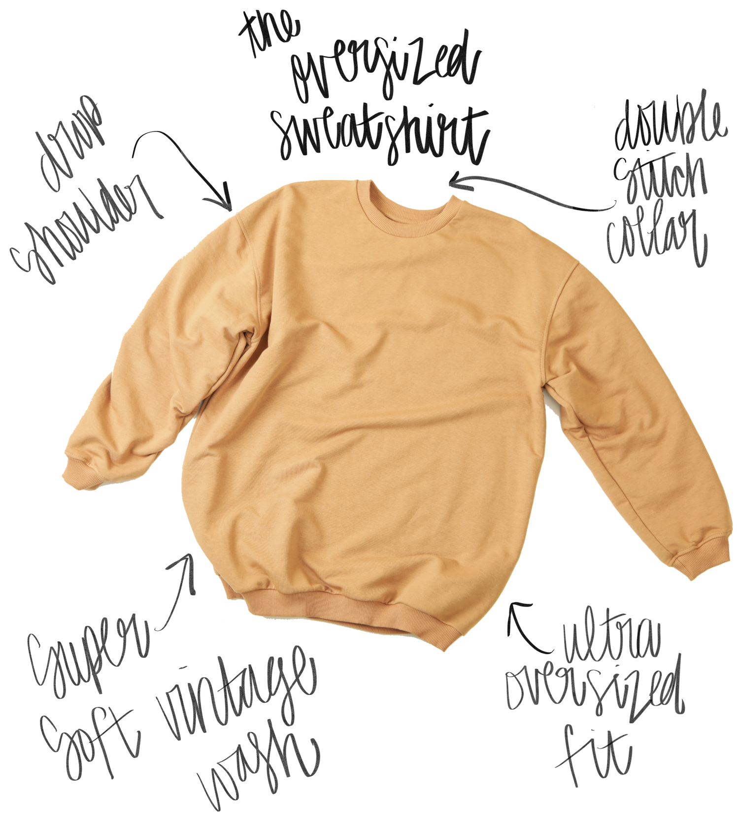 The Lake Days Club, Summer Oversized Sweatshirt