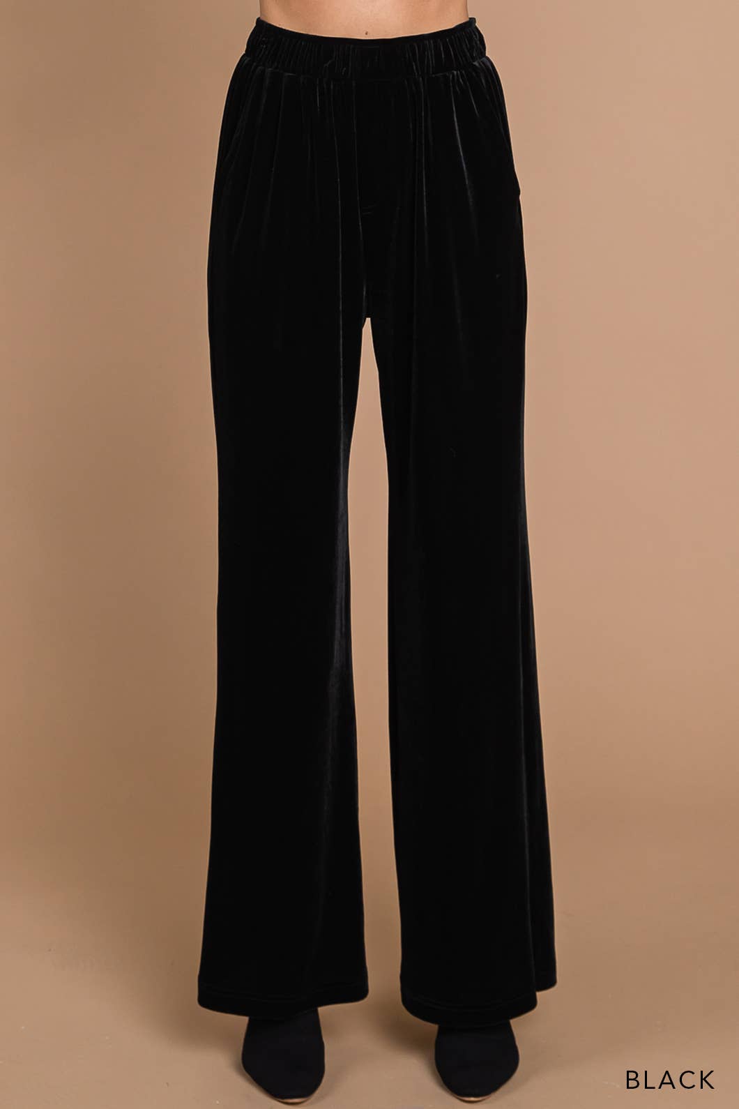 Away In a Manger Velvet Pant - ONYX