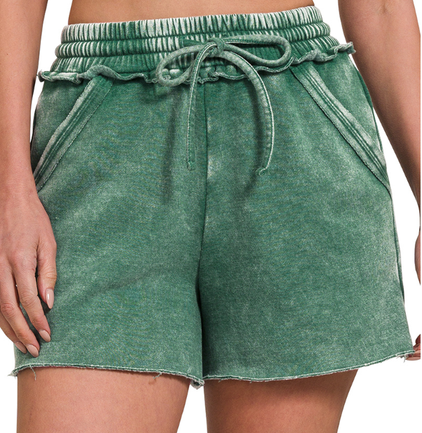 Forest Fleece Shorts