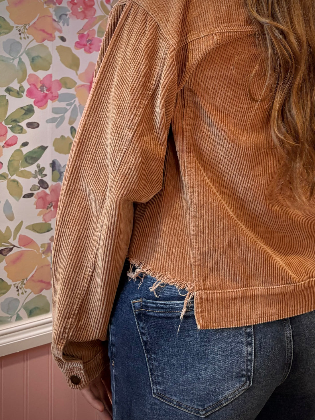 Cognac Corduroy Jacket