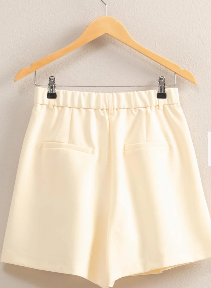 Claudia Cream Shorts