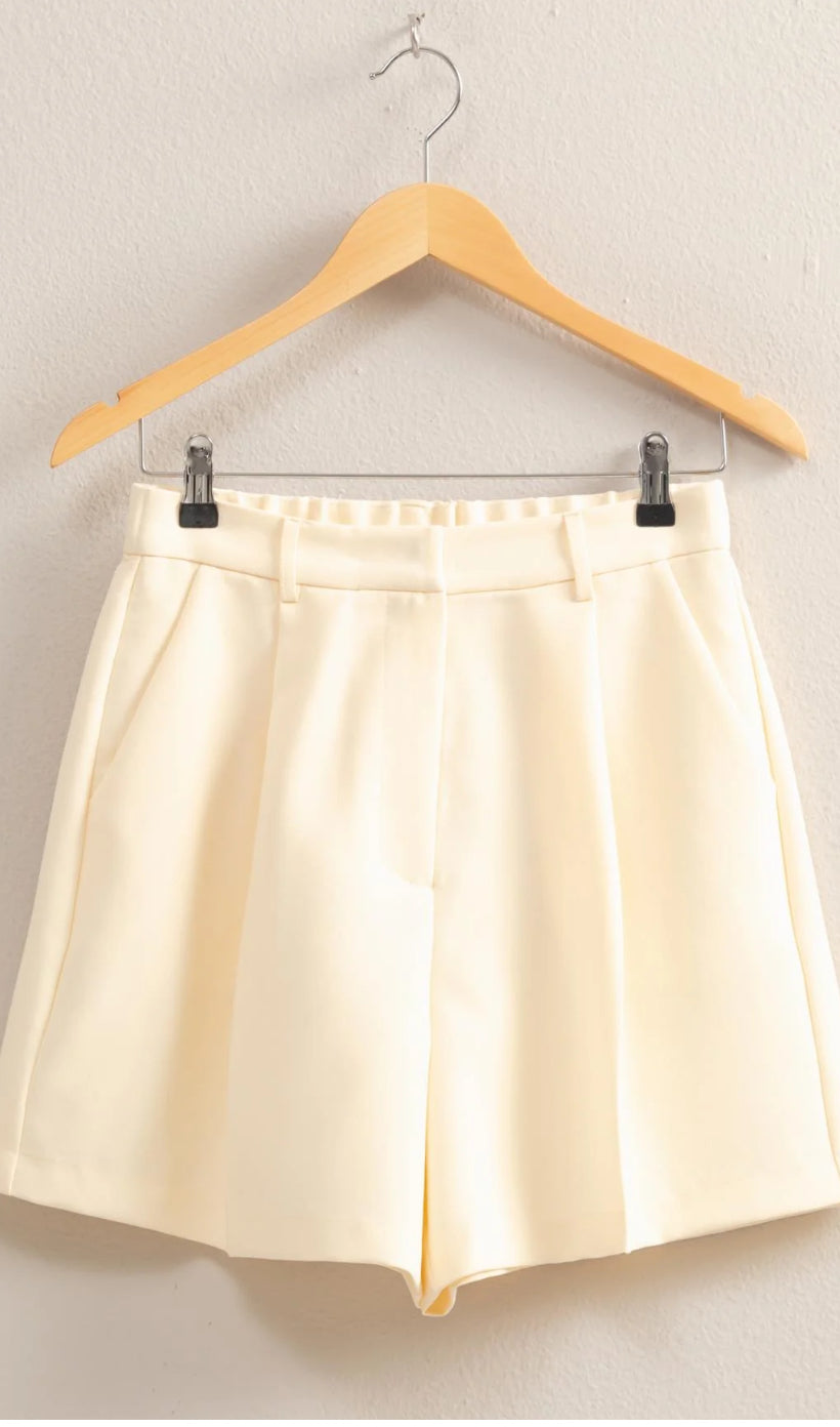 Claudia Cream Shorts