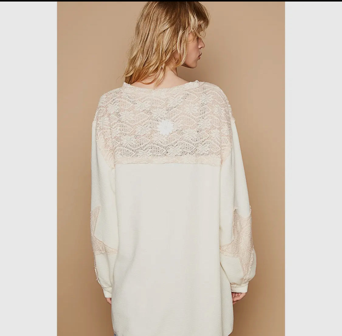 Crochet Floral Long Sleeve