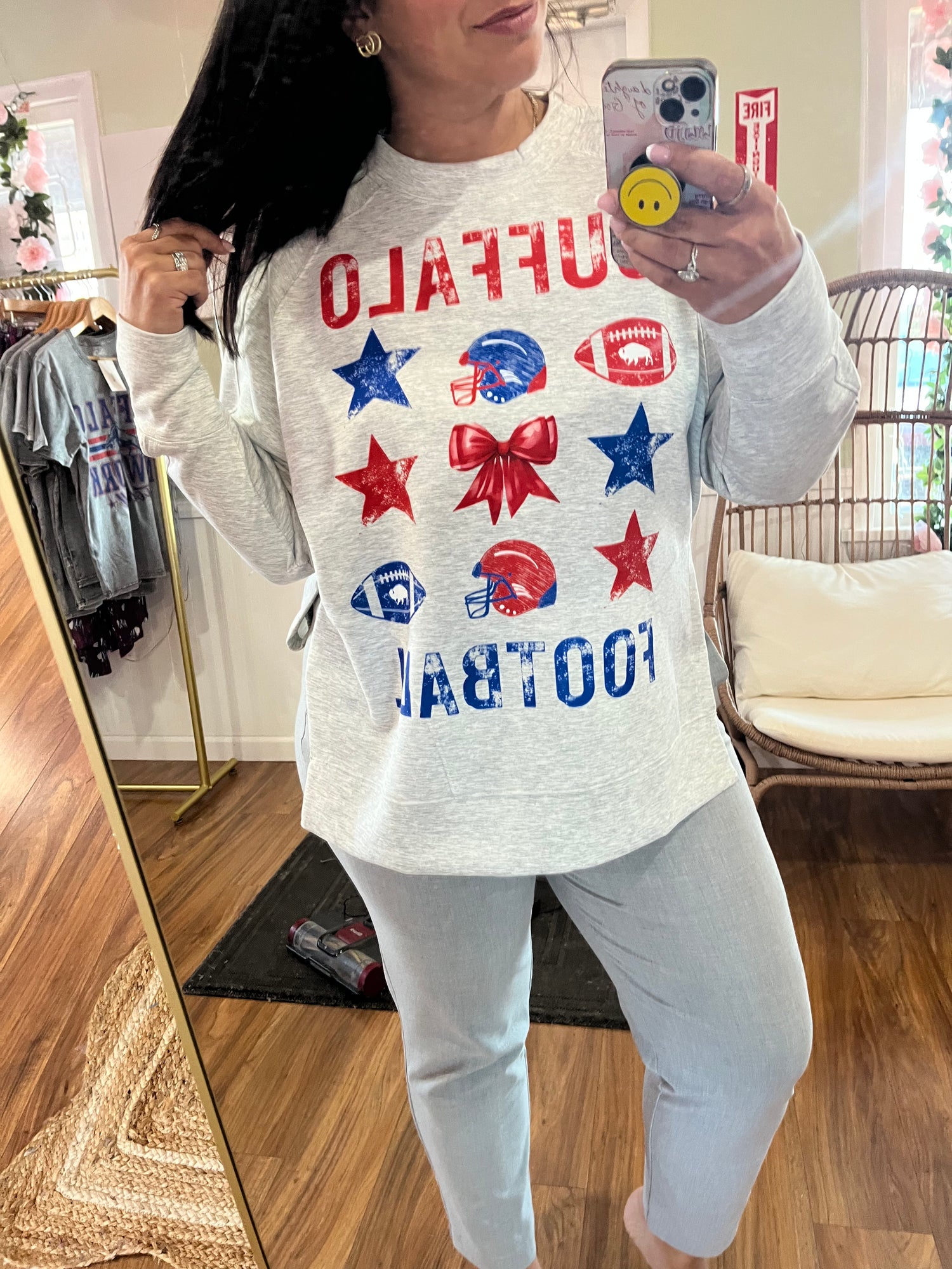 Buffalo Bow Scuba Heathered Crew