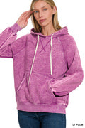 Mineral Wash Hoodie- Multiple Colors
