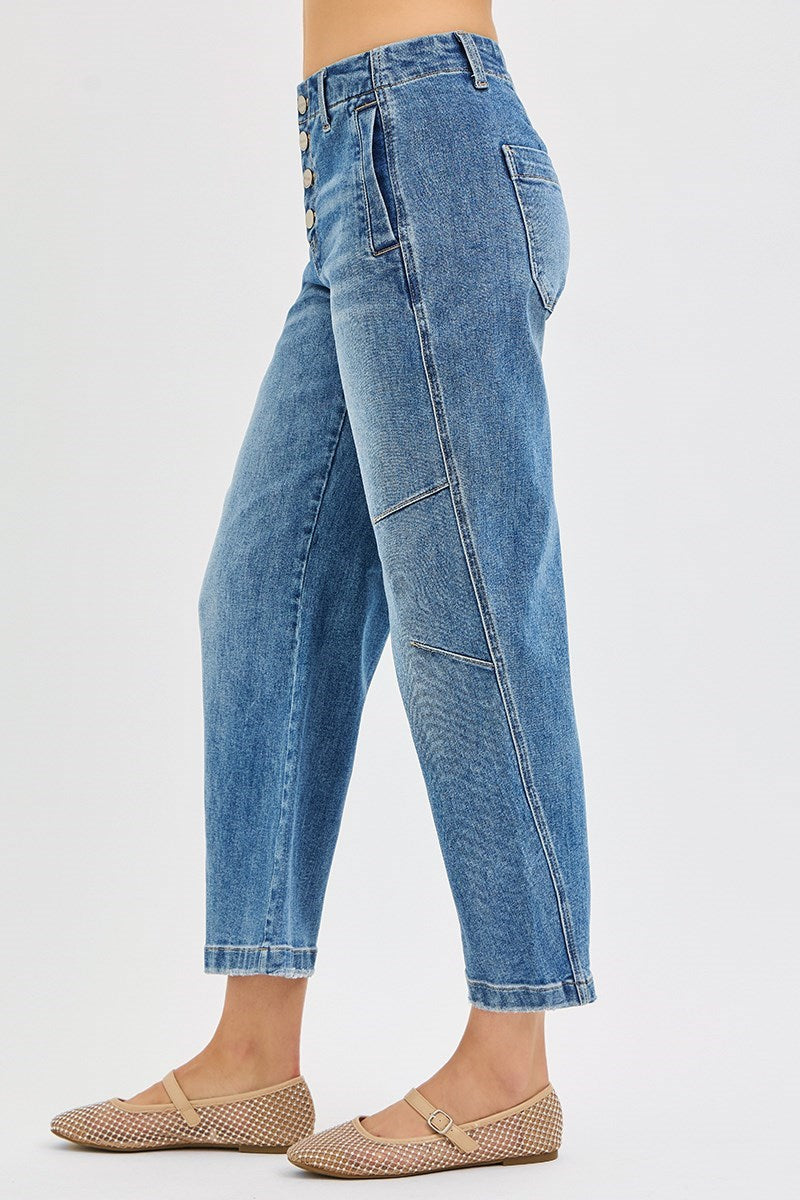 Sloan Slouchy Crop Barrel Jean